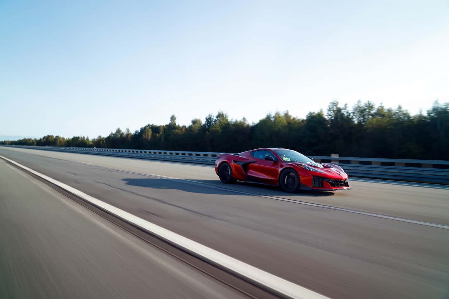 Red corvette zr1 speed test