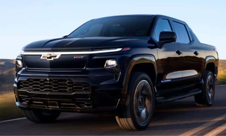 Black Chevrolet Truck on the street