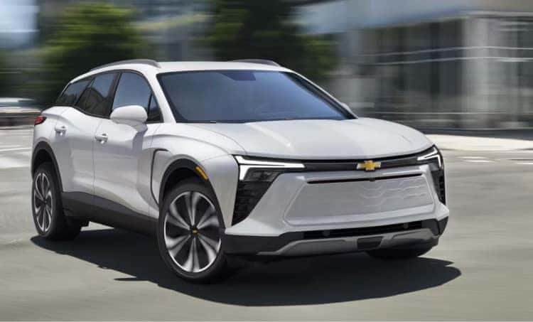 White Chevrolet SUV
