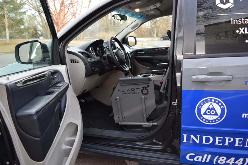 Demo adaptive equipment van drivers lift