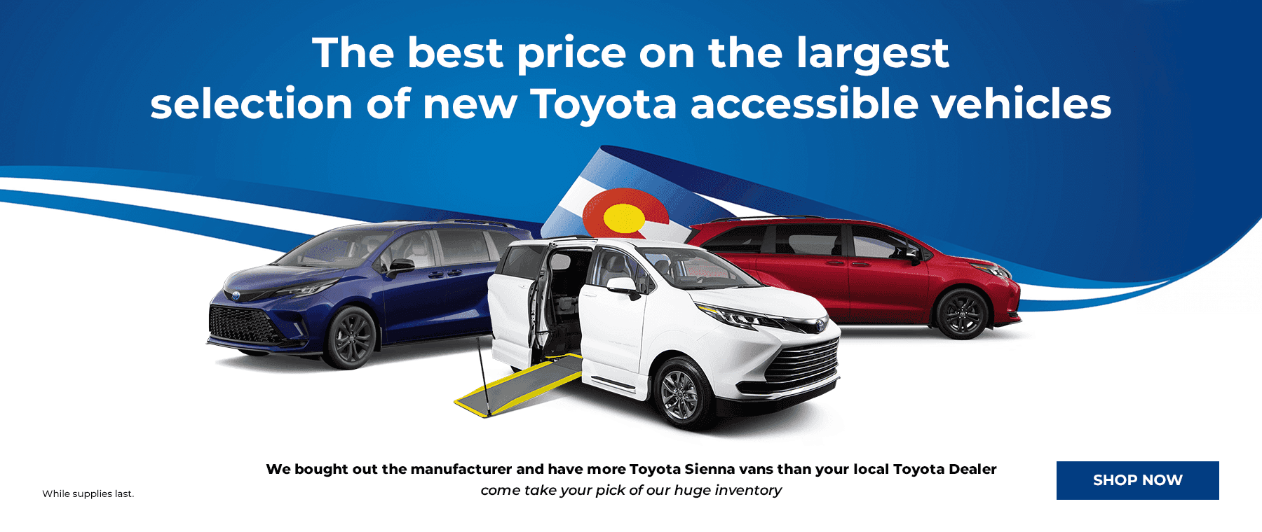 New Toyota Accessible Vehicles