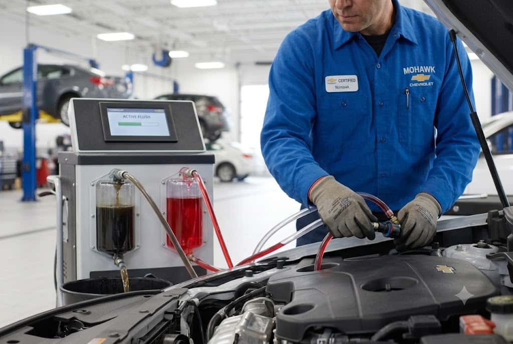Transmission flush at Mohawk Chevrolet