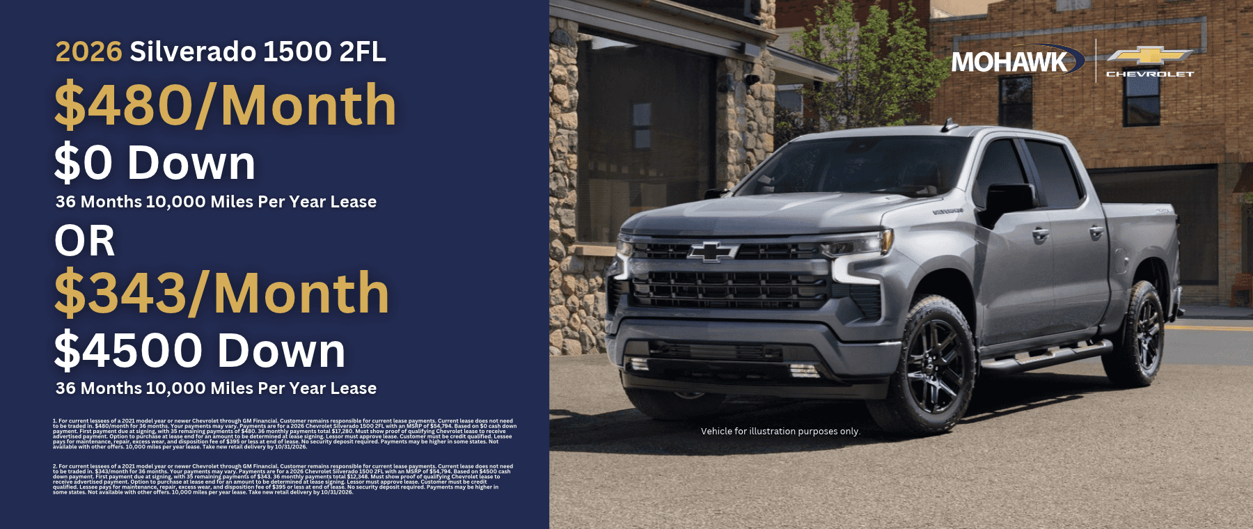 Mohawk Chevrolet | Silverado Lease