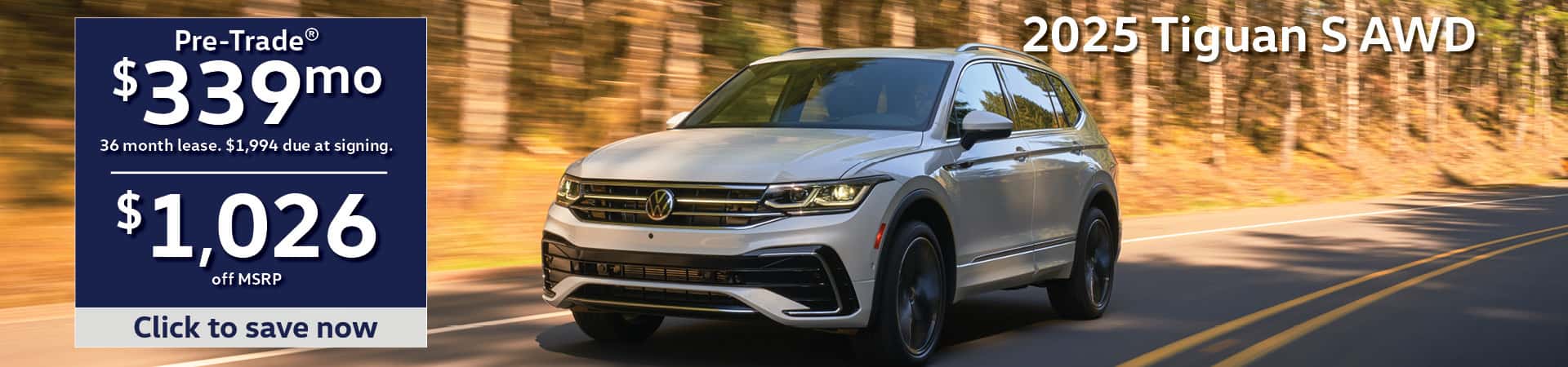 VW Tiguan July 2025 Special