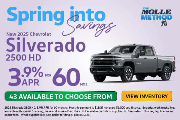 Silverado HD 2500 - 3.9% 60 mos