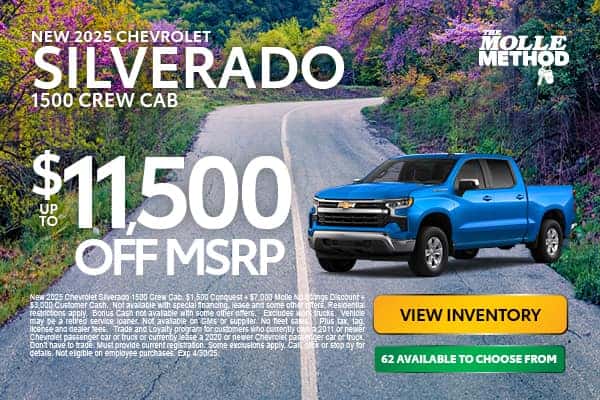 25 Silverado 1500 - $11500 off