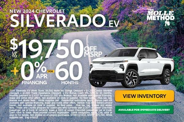 Silverado EV - $19750 + 0% for 60 mos