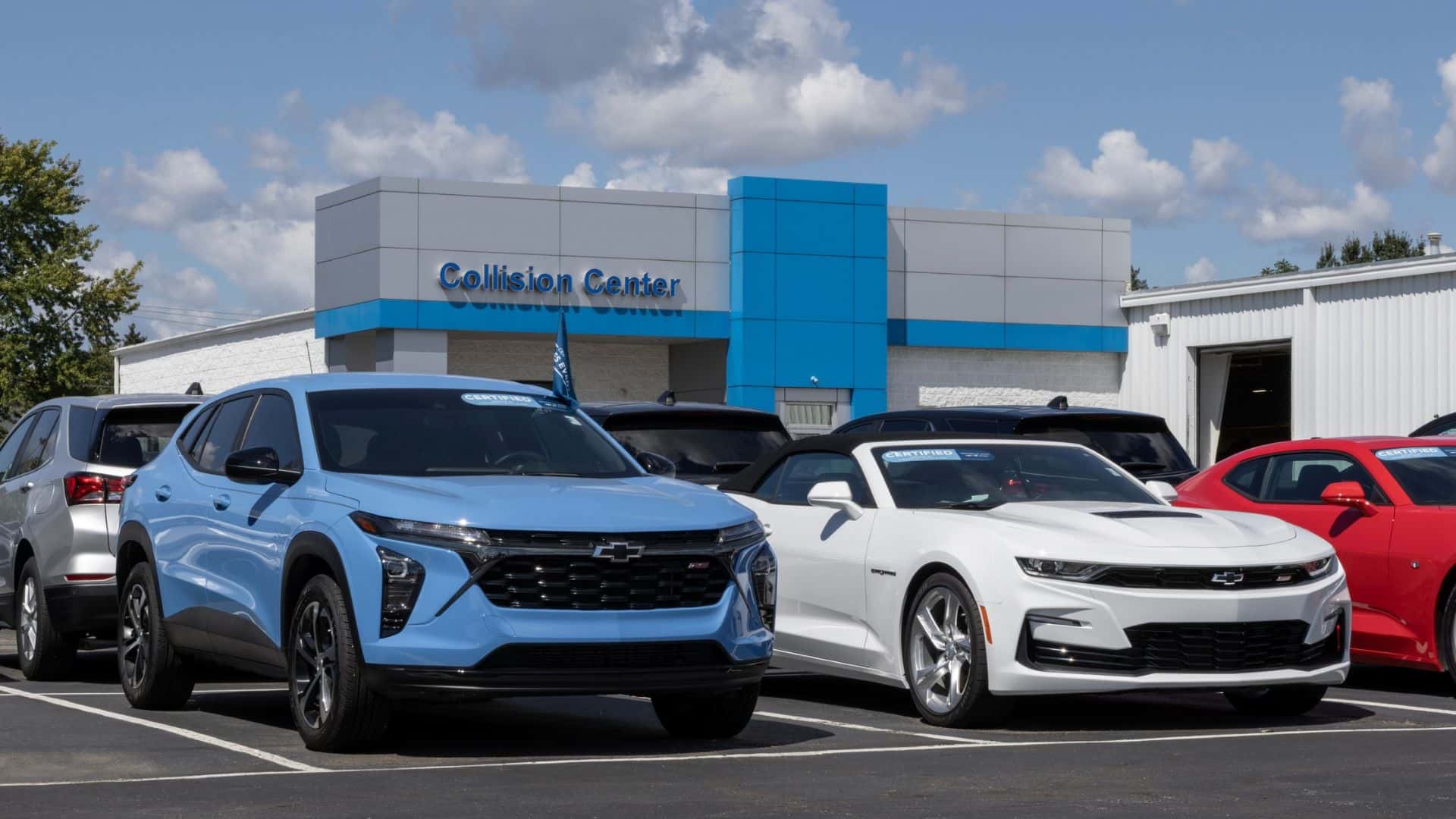 Chevy certified lot