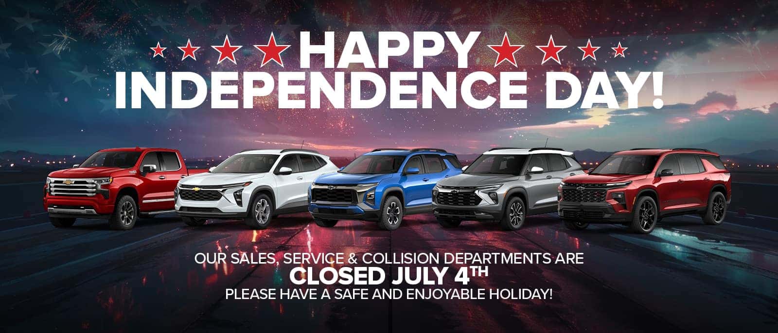 Independence Day Hours