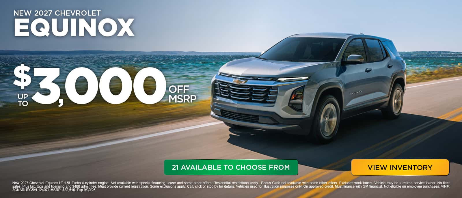 New 2027 Chevrolet Equinox