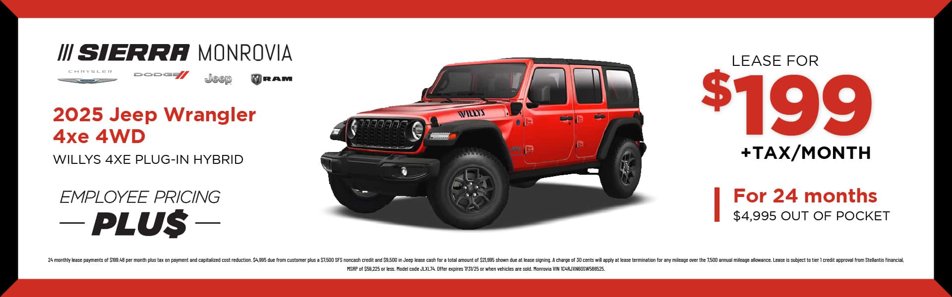 Wrangler Offer