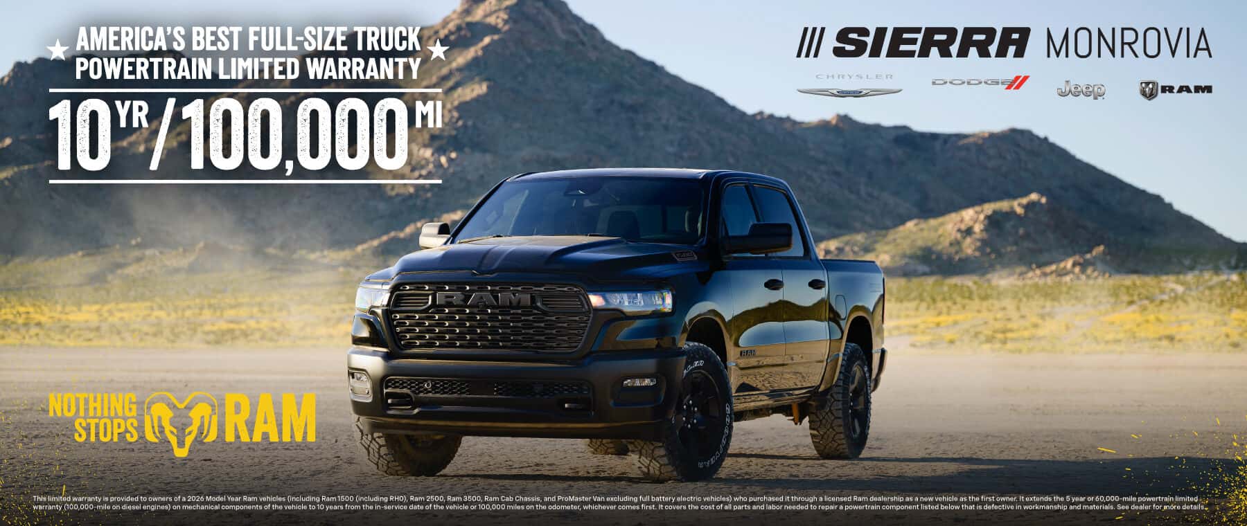 Ram 2026 Warranty