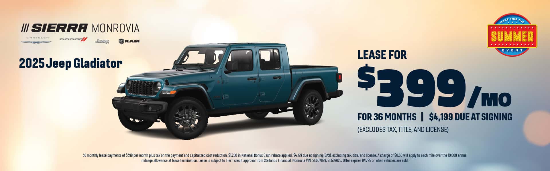 Jeep Gladiator Offer