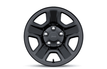 17-Inch Black Steel Styled Wheels