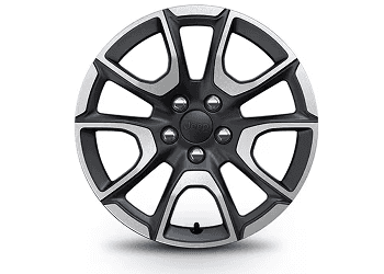 17-Inch Diamond Cut with Satin Black Pockets
