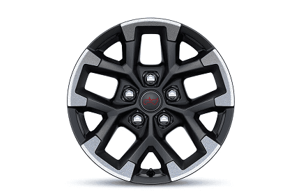 17-Inch Machined Wheels with Black Painted Pockets