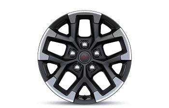 17-Inch Machined Wheels with Black Painted Pockets