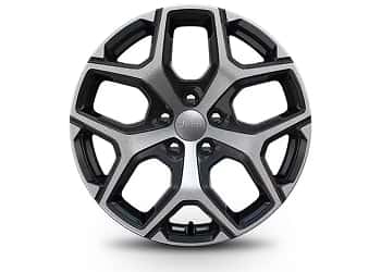 18-Inch Aluminum with Gloss Black Pockets