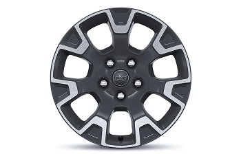 18-Inch Machined Painted Gray Wheels