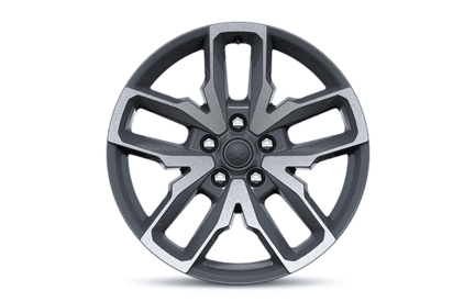 20-Inch Machined Painted Baltic Gray Wheels