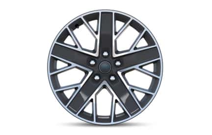 20-Inch Machined Painted Gray Wheels