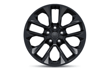 20-Inch Painted Black Aluminum Wheels
