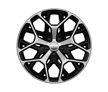 21-Inch Machined Face with High-Gloss Black Painted Pockets