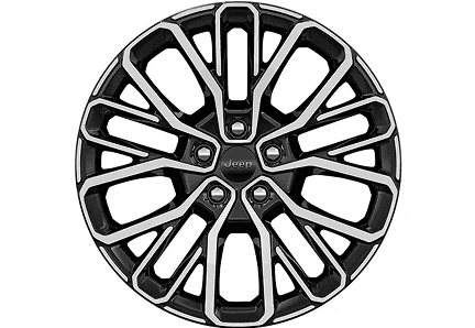 21-Inch Machined Gray with Mid-Gloss Granite Crystal Painted Pockets