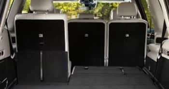 60/40 split-folding third-row bench seat