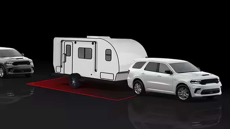 BLIND SPOT MONITORING WITH TRAILER TOW DETECTION