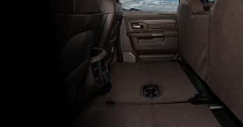 FOLD-FLAT LOAD FLOOR WITH UNDER-SEAT STORAGE
