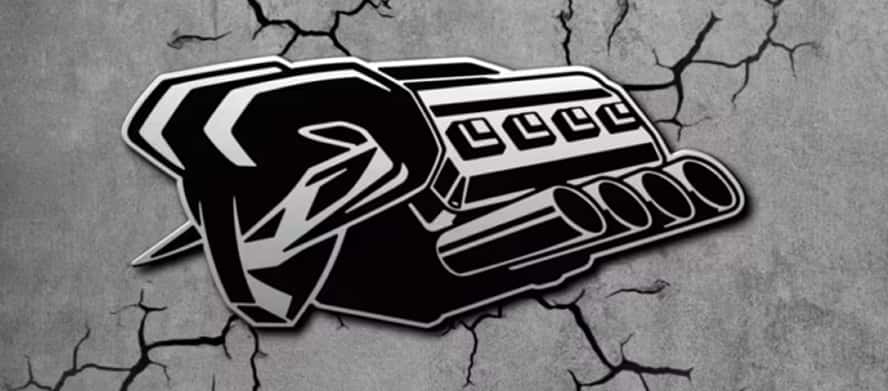 GO BIG.GO HEMI V8.