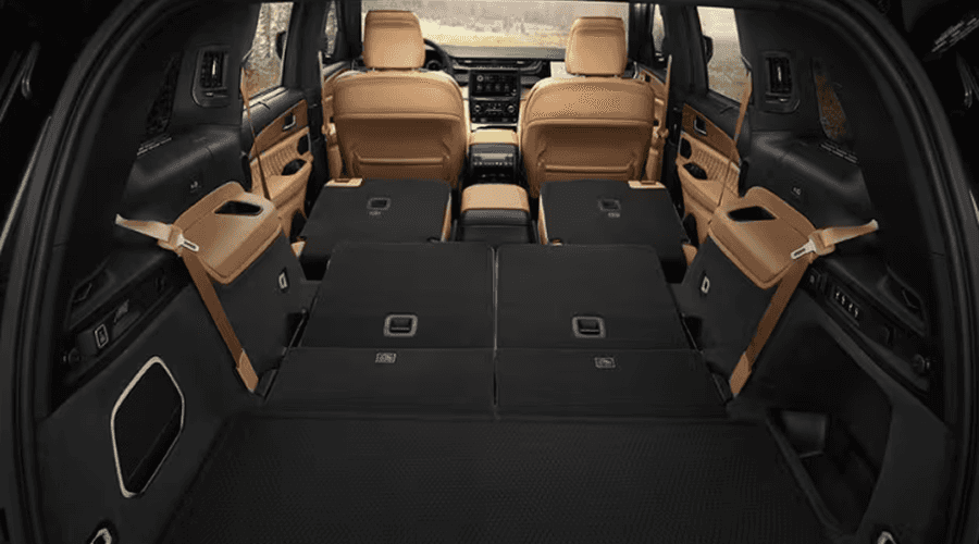 SECOND- AND THIRD-ROW SEATS FOLDED