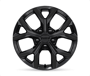 18-Inch High-Gloss Black