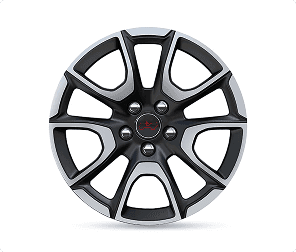 17-inch Diamond Cut with Satin Black Pockets wheel