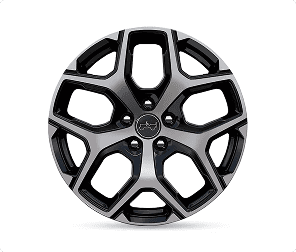 18-inch Aluminum with Gloss Black Pockets wheel