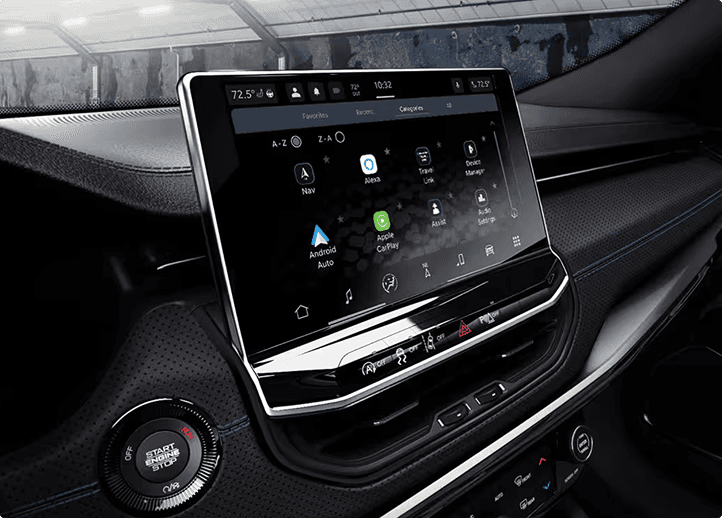Uconnect 5 system with 10.1-inch touchscreen