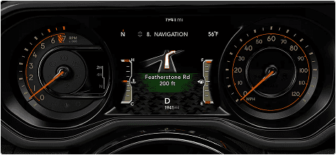 Digital Cluster Display