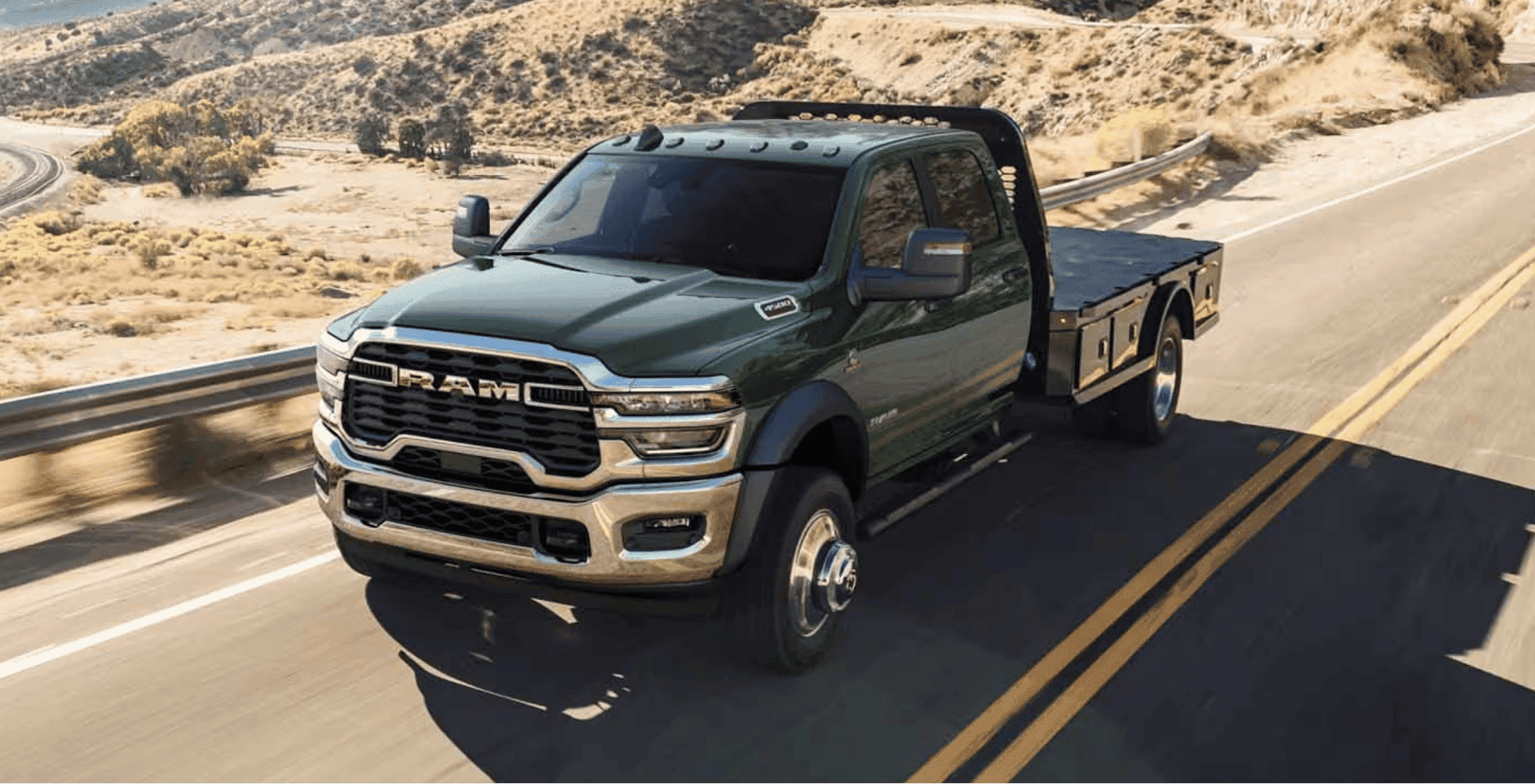 2026 Ram Chassis Cab in motion on a roadway