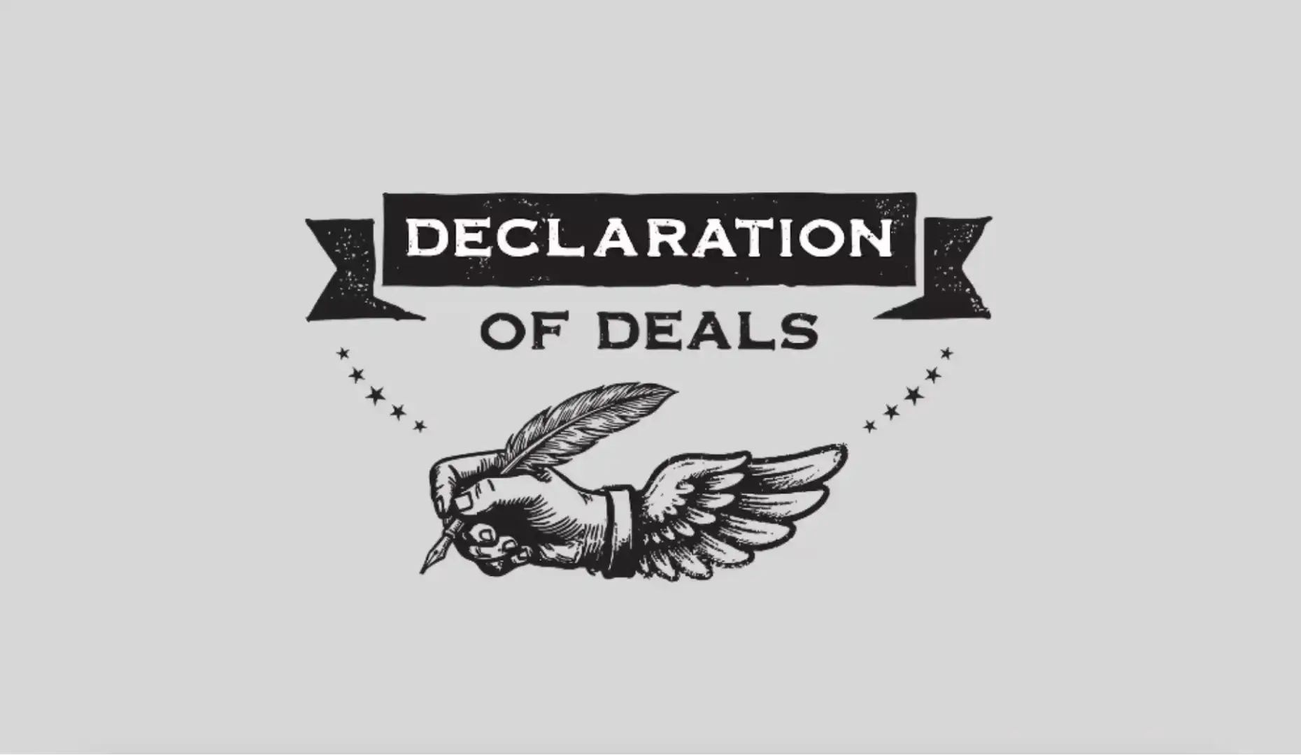 Declaration of Deals promotional logo highlighting current Ram lease deals near me in Monrovia, CA