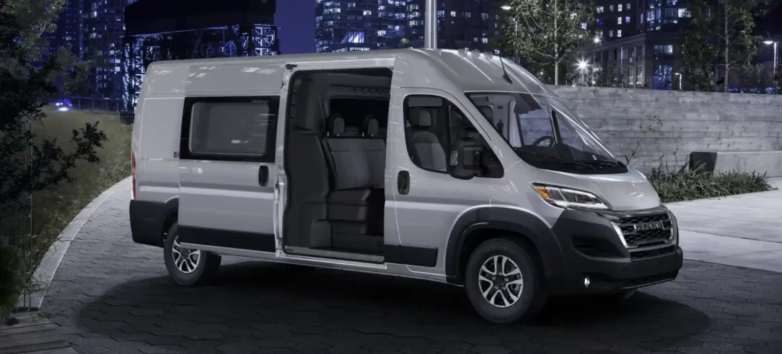 The 2026 Ram ProMaster City van has passenger seating space