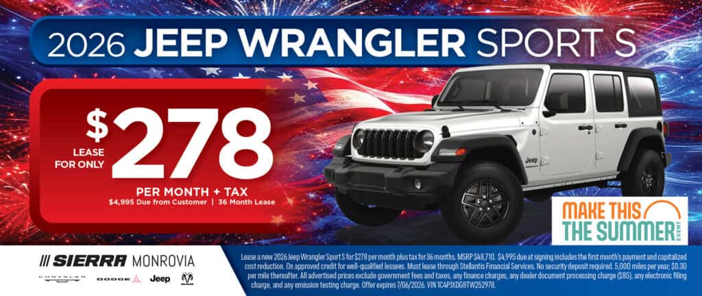 wrangler sport 4th