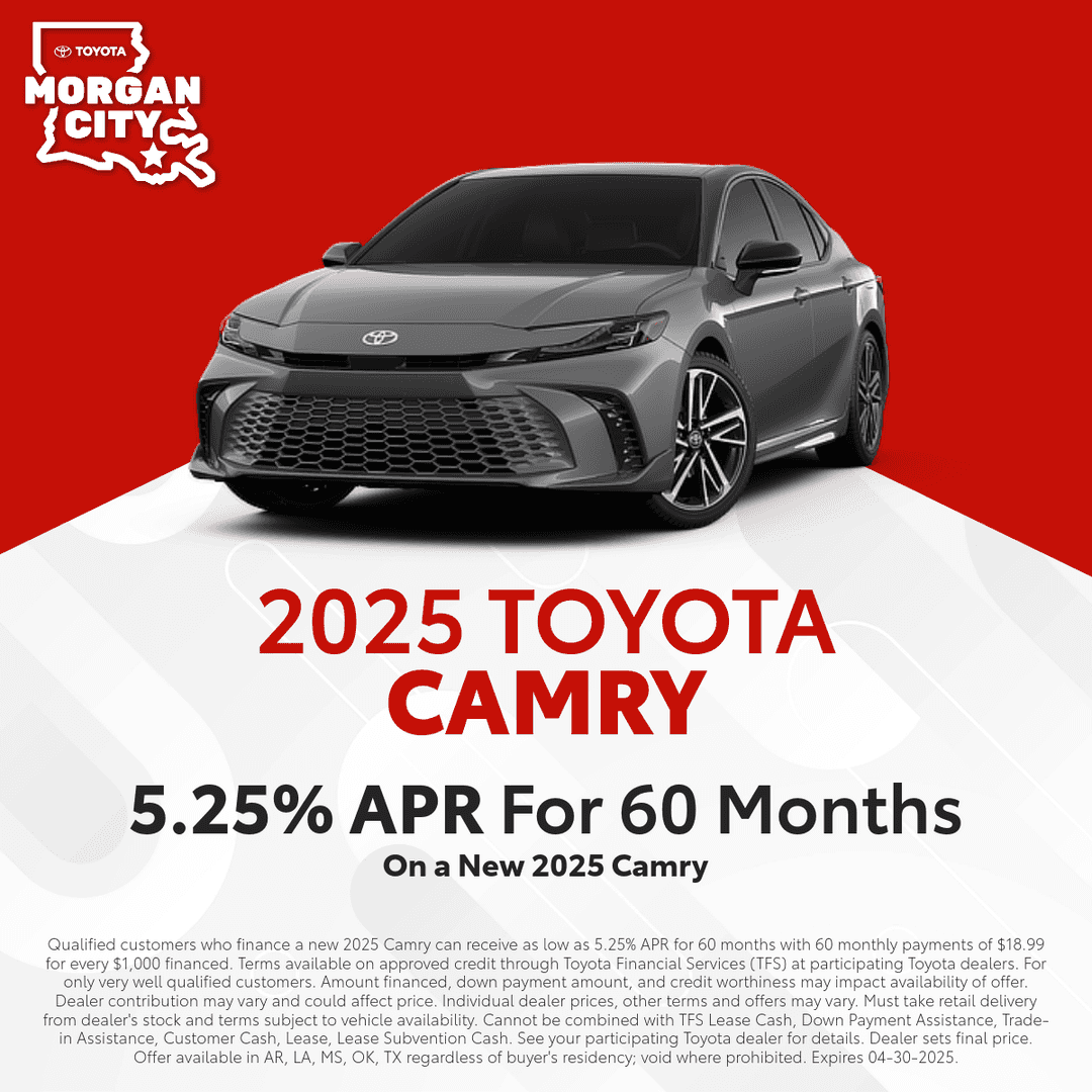 2025 Toyota Camry – 5.25% APR for 60 Months