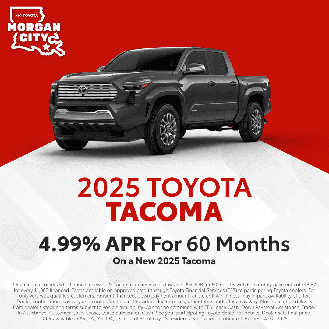 2025 Toyota Tacoma – 4.99% APR for 60 Months