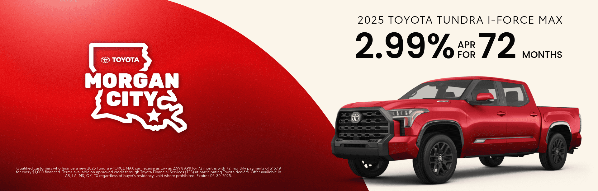 2025 Toyota Tundra iForce June Specials
