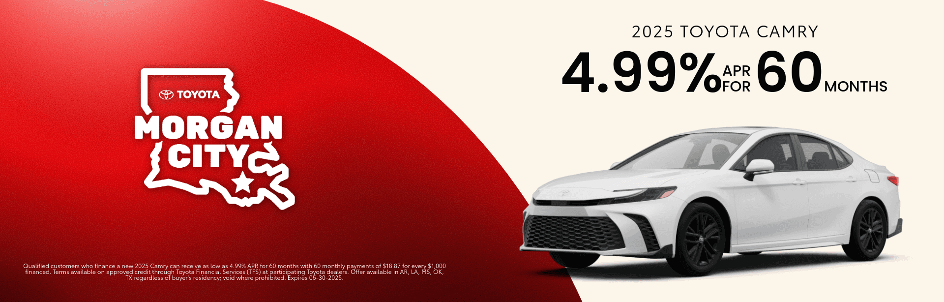2025 Toyota Camry June Specials