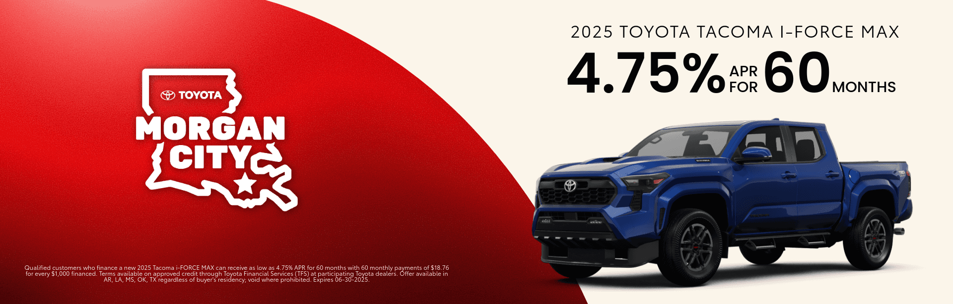 2025 Tacoma iForce June Specials