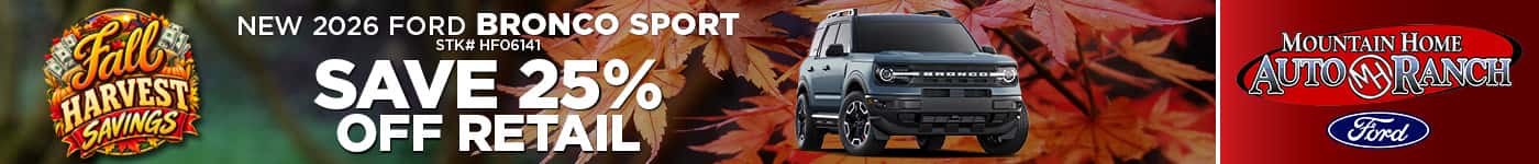 New 2026 Ford Bronco Sport