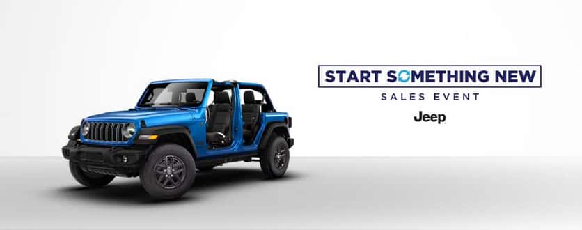 Jeep Start Something New Sales Event: