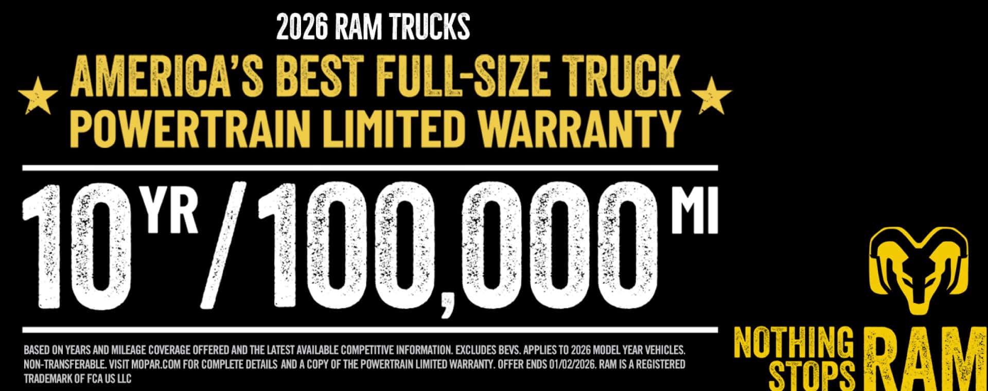Ram 100,000-Mile Warranty